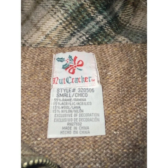 nutcracker christmas Design - full zip jacket - Women Size Small - Picture 12 of 12